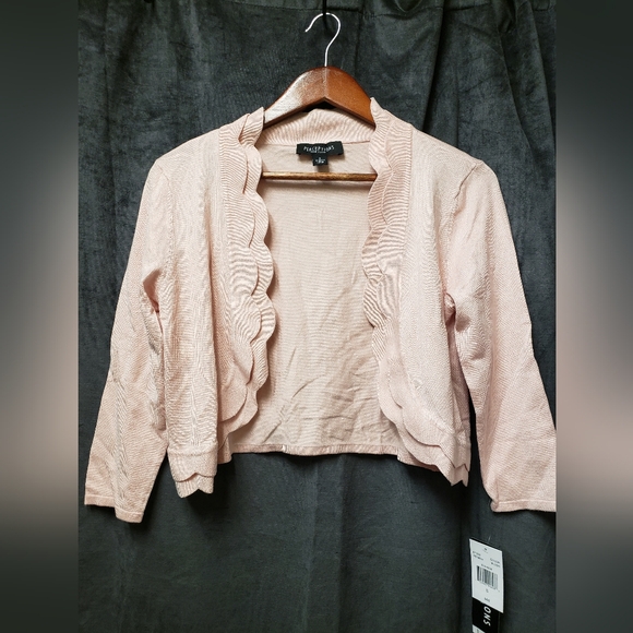 Perceptions New York Sz Small Blush Cardigan NWT - Picture 1 of 6